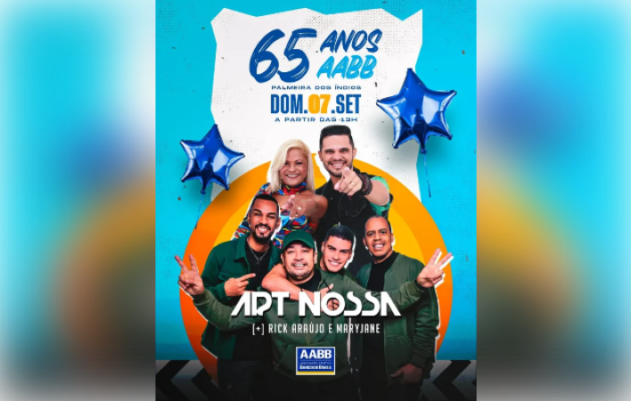 AABB Palmeira dos Índios celebra 65 anos com festa